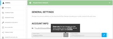 The email that is currently on your epic games account; Epic Games Change Name How To Change Your Fortnite Name