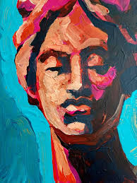 Closed eyes Painting by Luis Pastor