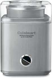 It's the only ice cream maker that comes with 2 paddles: Amazon Com Cuisinart Ice 30bc Pure Indulgence 2 Quart Automatic Frozen Yogurt Sorbet And Ice Cream Maker Silver Ice 30bcp1 Kitchen Dining