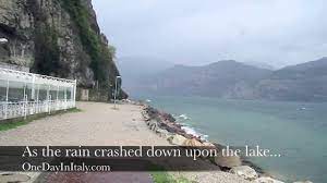 What to do at lake garda in the rain. Malcesine Italy Lake Garda In The Rain Youtube