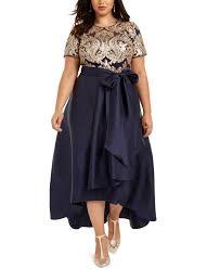 R M Richards Plus Size Embellished Gown Reviews Dresses Plus Sizes Macy S In 2020 Embellished Gown Plus Size Dresses Party Dresses With Sleeves