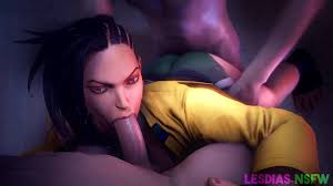 Street Fighter Laura Matsuda Threesome | Rule 34 Animated