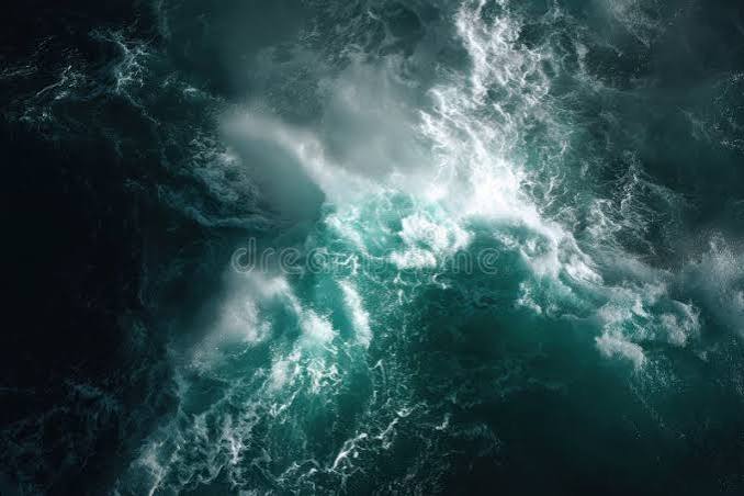 Stormy Ocean Waves from Above: Dynamic Oceanic Flight Perspective Stock Image - Image of water, stormy: 378086361