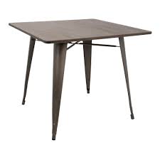 Trestle farmhouse table, reclaimed wood, farmhouse dining table, rustic table, reclaimed wood table. Best Selling Square Antique Metal And Espresso Wood Arwen Dining Table Small By World Market Accuweather Shop