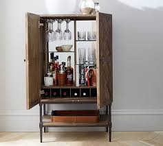 Home bar storage | crate and barrel. Parquet Bar Cabinet Bar Furniture Pottery Barn