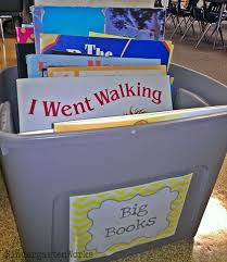 How To Make A Year Long Big Book Literacy Center Big Book Center Big Book Storage Big Book Activities