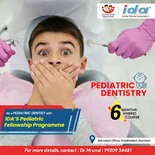 Introducing Pediatric Dentistry Fellowship by IDA, a 6-month hybrid-based  learning programme inclusive of live demonstrations, practical sessions and  hands-on. 🔹 Develop a practical understanding of technique-sensitive  procedures to treat children ...