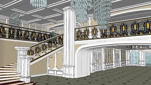 Wrought Iron Mansion With Incredible Interior 3d Warehouse Interior Design Living Room Living Design Wrought Iron