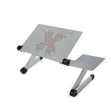 Laptop Stand Mouse Pad Cooling Fan Lap Table Bed Tray For Reading Notebook Computer Silver Walmart Com Laptop Stand Laptop Table For Bed Lap Table