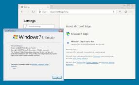 Edge's interface has been rewritten from scratch, and it sheds internet explorer's old interface and all that clutter. Windows 10 Microsoft Edge Installer Also Works On Windows 7