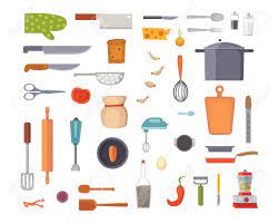 These 10 essential kitchen tools are everything you need for your kitchen! Vector Set Kitchen Utensils Cooking Tools Flat Style Cook Equipment Royalty Free Cliparts Vectors And Stock Illustration Image 78086014