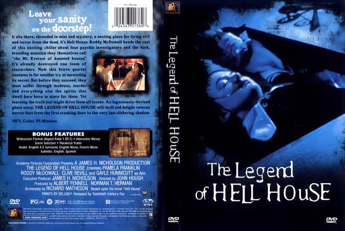 The Legend Of Hell House (1973) WS R1 - Movie DVD - CD Label, DVD Cover,  Front Cover