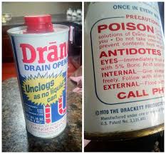 my grandma has this can of drano from