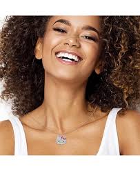 Hello Kitty Sanrio Hello Kitty Yellow Gold Plated Crystal Face Jewelry Ring 