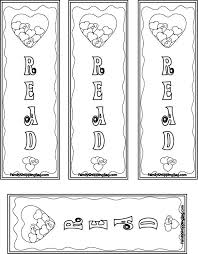 Color Your Own Bookmarks Coloring Pages Valentines Bookmarks Coloring Bookmarks Coloring Bookmarks Free