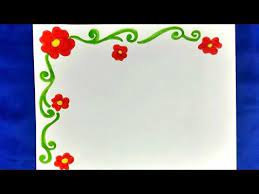 Cover Page Design Book Cover Design Page Border Designs Border Paper Youtube Colorful Borders Design Border Design Rabbit Drawing Easy