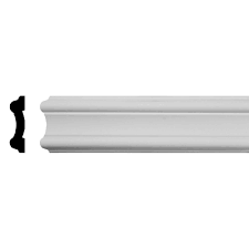 Ekena Millwork 3 4 In X 3 1 8 In X 94 1 2 In Polyurethane Emeryville Panel Moulding Pml03x00er Panel Moulding Wall Trim Wood Design