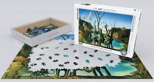 Salvador dali (belleğin azmi) pastası. Amazon Com Eurographics Salvador Dali Swans Reflecting Elephants Puzzle 1000 Piece 6000 0846 Toys Games