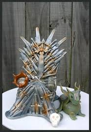 Game Of Thrones Iron Throne Cake Topper Game Of Thrones Cake Video Games Birthday Video Game Cakes