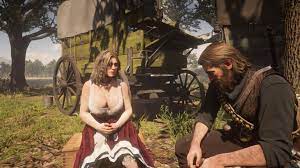 Arthur please stop staring! She's trying to make sure your doing ok. : r/ reddeadredemption