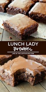 Lunch Lady Brownies Are Moist Full Of Chocolate Flavor And Absolutely Delicious Theyre Like The Ones The Lunch Quick Dessert Recipes Dessert Recipes Desserts