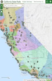 42 degrees north latitude at the oregon state border and south to 32 degrees north latitude at the mexican border from 124 degree west longitude pacific ocean and north east east. California State Parks Gis Data Maps