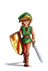 Digital Painting Of Link From Zelda 2 Adventure Of Link Digital Painting Game Art Video Game Art