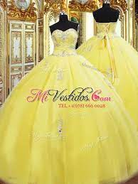 Venta Vestidos De Quince Amarillos En Stock