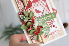 Among the 3d ideas and models, the inspiration here is different, and despite having the christmas tree as a decoration, the 3d card still brings gift wrapping as a complement to the decor. Create A Beautiful Card With Faux Wood Logs Echo Park Paper