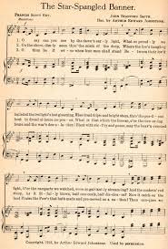 The Star Spangled Banner By Francis Scott Key Written In 1814 With The Musical Score A1 Star Spangled Banner Song Star Spangled Banner Happy Birthday America