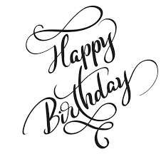 Happy Birthday Words Isolated On White Background Calligraphy Lettering Vector Illustration Eps Happy Birthday Words Birthday Words Happy Birthday Calligraphy