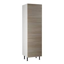 Les caissons de cuisine peuvent avoir différentes formes, couleurs etc. Meuble De Cuisine Unik Gris 3 Facades Caisson Colonne L 60 Cm Castorama