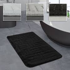 Badezimmer Teppich Kariertes Muster Beige Badezimmerteppich Teppich Gunstig Teppich
