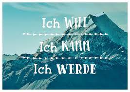 Ich will, Ich kann, Ich werde | Motivationssprüche 🤩🤟🙌💸 | Echte  Postkarten online versenden