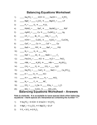 This is a collection of printable worksheets to practice balancing equations. 54 Astonishing Balancing Chemical Equations Practice Worksheet Samsfriedchickenanddonuts