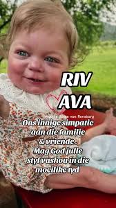 RIV Ava , jy het so hard geveg kleine mensie . Rus sag by Jesus 🙏