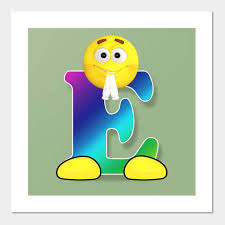 You might want to pick. Letter E Alphabet Smiley Monogram Face Emoji Shirt For Men Women Kids Name Cartel E Impresion Artistica Teepublic Mx