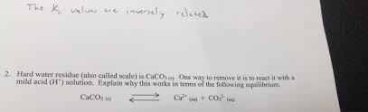 In hard water, some powder detergents can combine with water hardness minerals to form a residue. For The Question Above I Was Explained The Answer Chegg Com