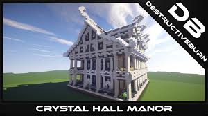 Crystal Hall Manor Minecraft Schematic Download Youtube