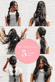 6 Easy Hairstyles 5 Minutes Each Easy Hairstyles 5 Minute Hairstyles Hair Styles