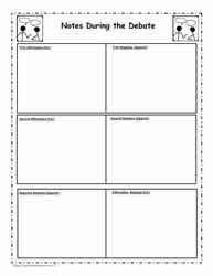 Free graphic organizer templates template resources for. Debate Worksheets