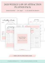 The secret law of attraction planner 2020 counter 1.6. 2021 Law Of Attraction Weekly Planner Printable Pack A5 Etsy In 2021 Law Of Attraction Planner Weekly Planner Printable Weekly Planner