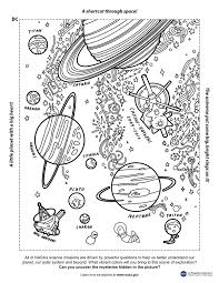 100% free planets and astronomy coloring pages. Color Your Universe Week 3 Nasa Solar System Exploration