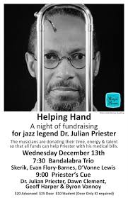 Helping Hand: A night of fundraising for Jazz Legend & Resident Artist Dr.  Julian Priester Tickets