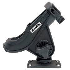 It is available in black, gray and white. Scotty 281 Bait Caster Spinning Rod Holder W 244 Flush Deck Mount Black For Sale Online Ebay