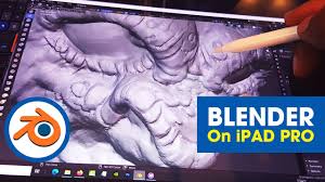You can import projects and export work. Sculpting In Blender On An Ipad Pro With Apple Pencil Using Easy Canvas Tablet Pro Youtube