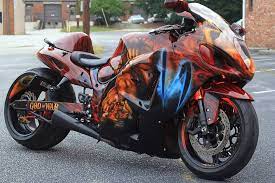 Kratos - God Of War Uptown Grafx Custom Paint 7703741922 Widetirekings Godofwar Godofwar4 Kratos Hayabusa1300r Atlbikenite Atlbikelife Bikerboy