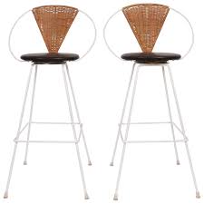 Get it as soon as fri, feb 26. Pair Of Arthur Umanoff For Shaver Howard Iron Rattan And Black Leather Bar Stools For Sale At 1stdibs