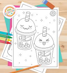 When it gets too hot to play outside, these summer printables of beaches, fish, flowers, and more will keep kids entertained. Free Kawaii Coloring Pages Cutest Ever Kab