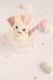 Fr Le Lapin Le Lapin En Honey Bunny Ice Cream Pop Soda Creme Glacee Oeufs En Chocolat Dessert Kawaii